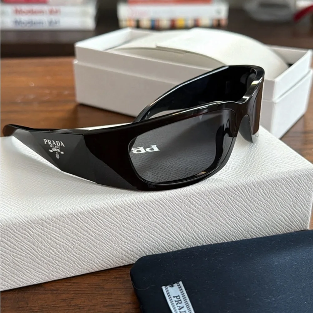 Men's PRADA Symbole Sunglasses- - Picture 2 of 4